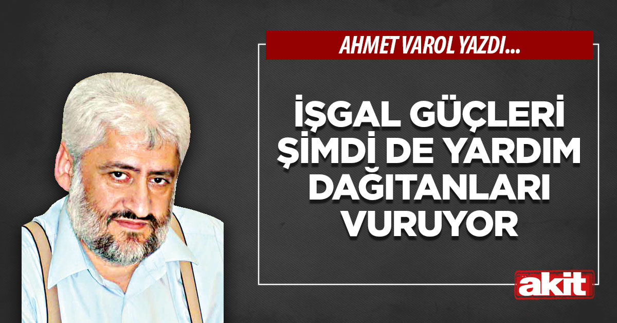 İşgal güçleri şimdi de yardım dağıtanları vuruyor