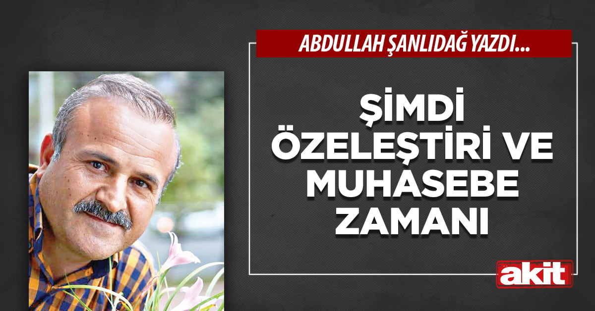 Şimdi özeleştiri ve muhasebe zamanı