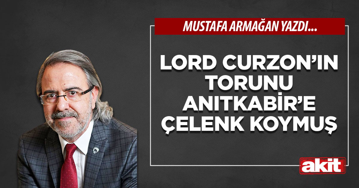 Lord Curzon’ın torunu Anıtkabir’e çelenk koymuş