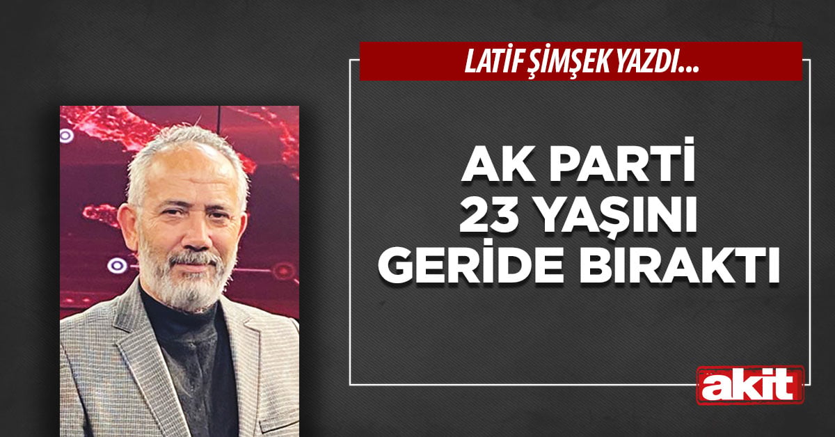 Ak Parti 23 yaşını geride bıraktı