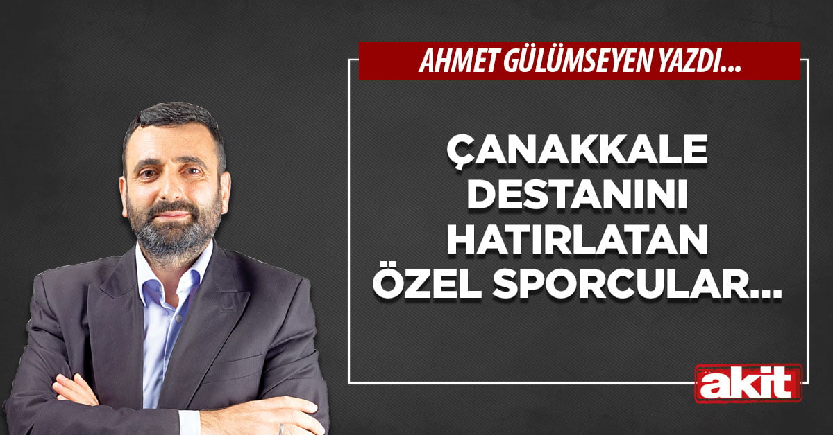 Çanakkale destanını hatırlatan özel sporcular…