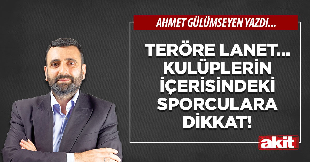 Teröre lanet… Kulüplerin içerisindeki sporculara DİKKAT!