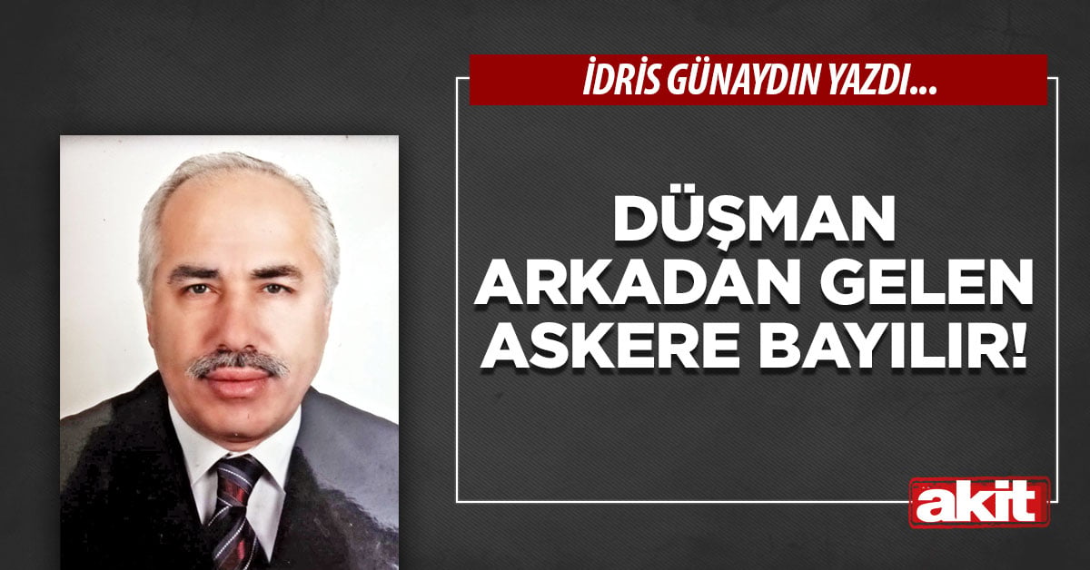 Düşman, arkadan gelen askere bayılır!