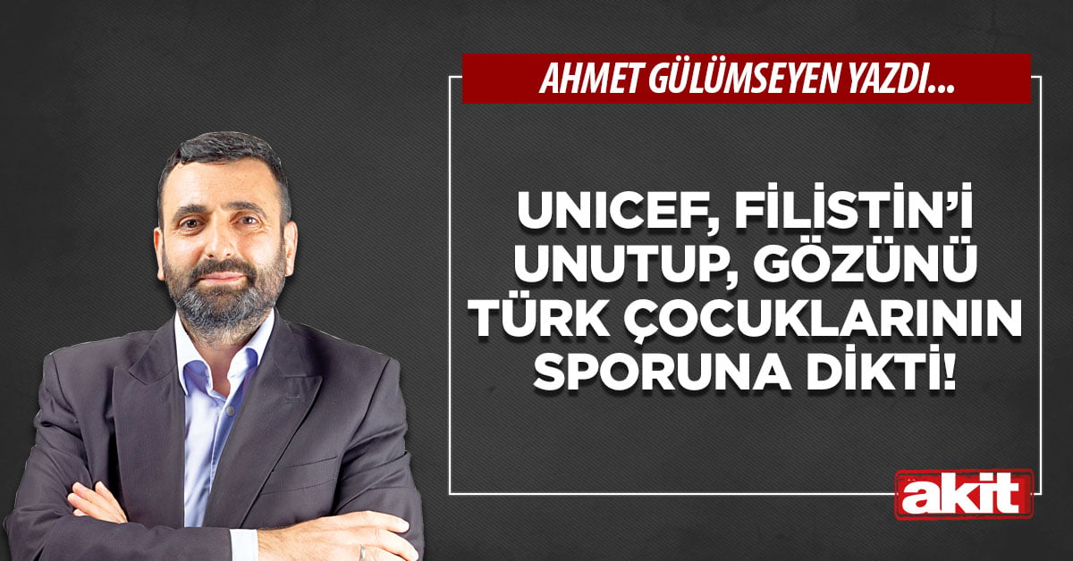 UNICEF, Filistin’i unutup, gözünü Türk çocuklarının sporuna dikti!