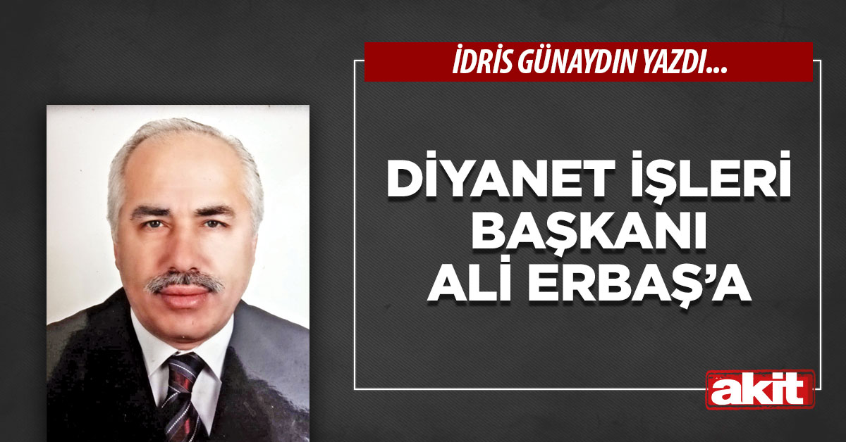 Diyanet İşleri Başkanı Ali Erbaş’a