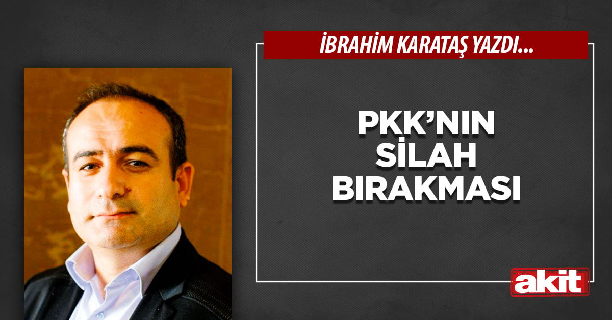 PKK’nın silah bırakması