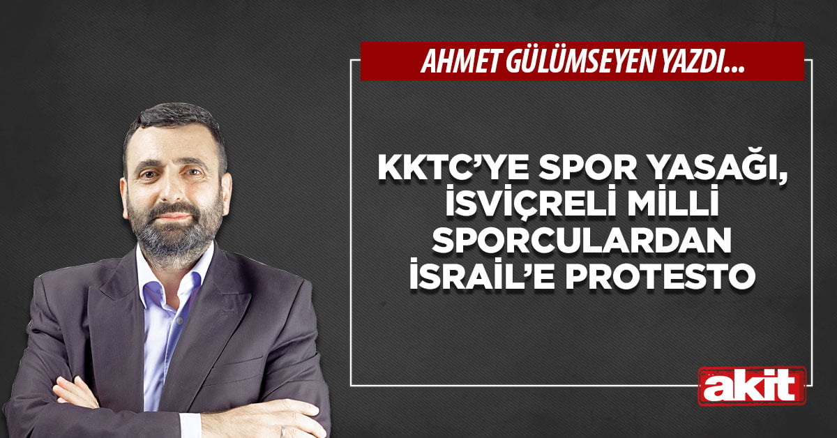 KKTC’ye spor yasağı, İsviçreli milli sporculardan İsrail’e protesto