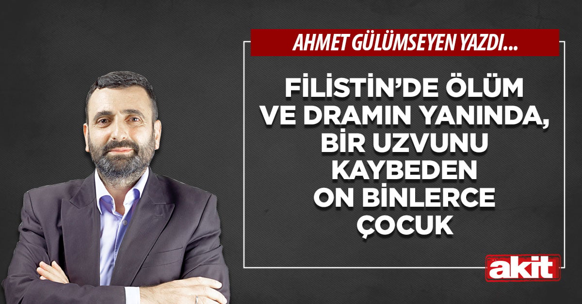 Filistin’de ölüm ve dramın yanında, bir uzvunu kaybeden on binlerce çocuk