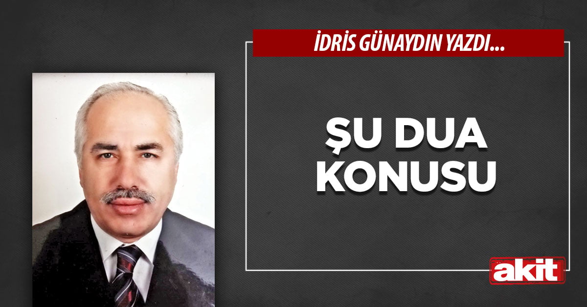 Şu dua konusu