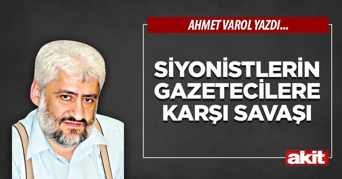 Siyonistlerin gazetecilere karşı savaşı