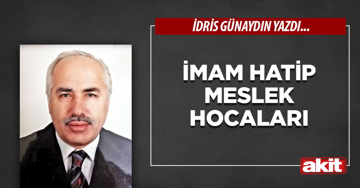 İmam Hatip meslek hocaları
