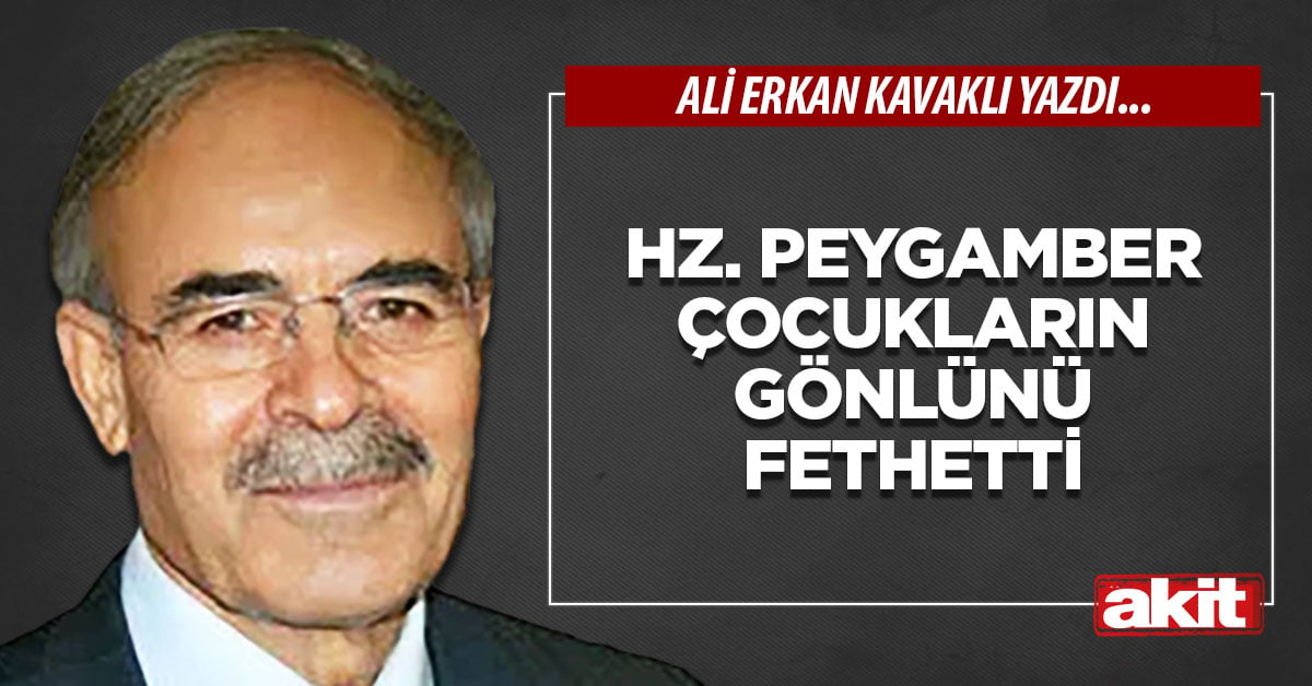 Hz. Peygamber çocukların gönlünü fethetti