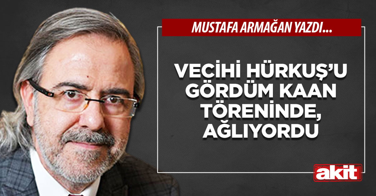 Vecihi Hürkuş’u gördüm KAAN töreninde, ağlıyordu