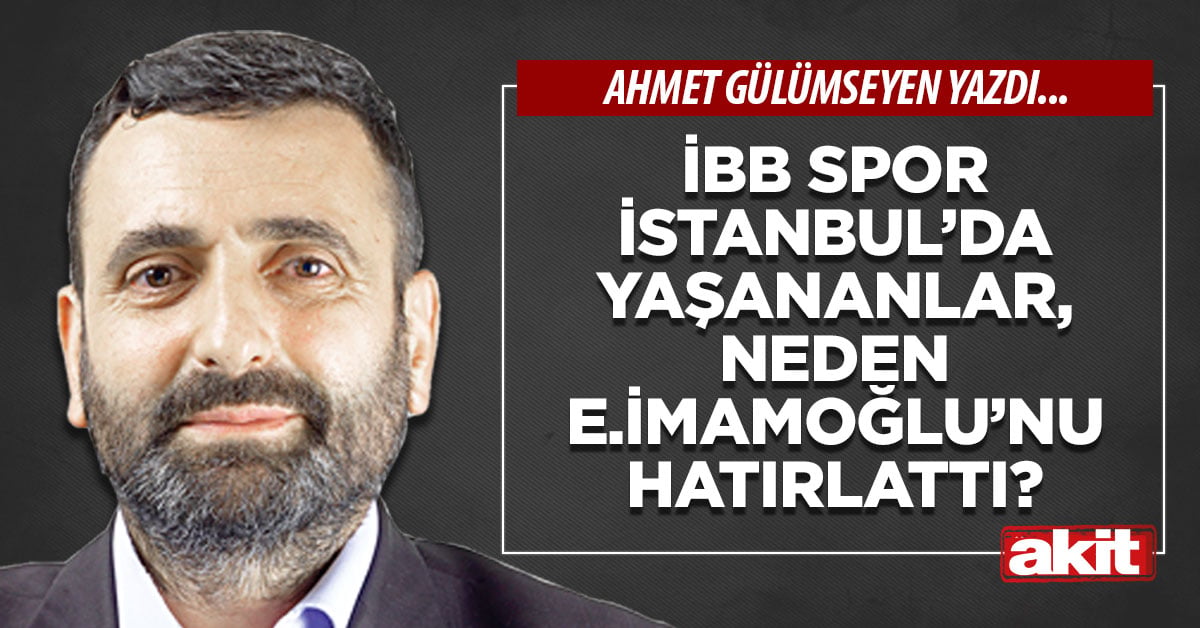 İBB Spor İstanbul’da yaşananlar, neden E.İmamoğlu’nu hatırlattı?