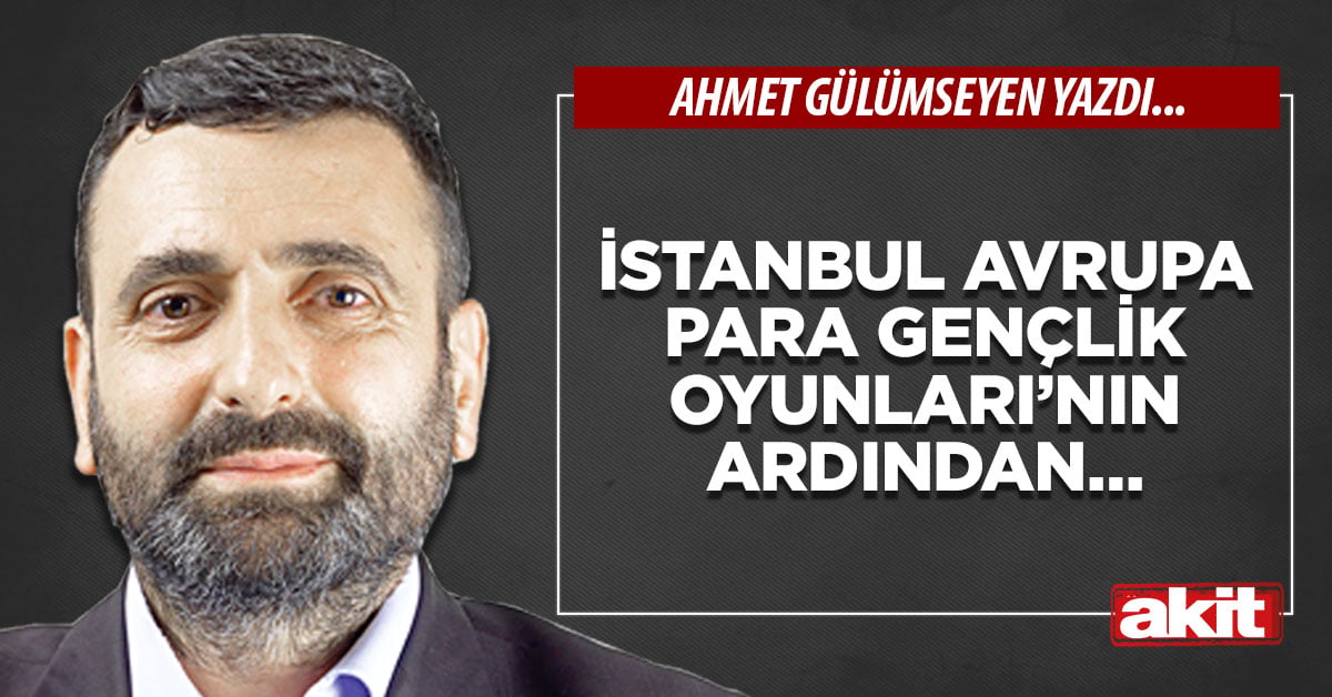 İstanbul Avrupa Para Gençlik Oyunları’nın ardından…