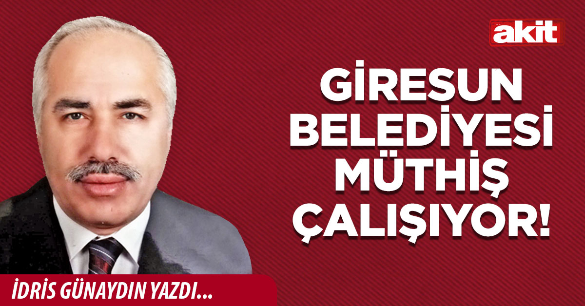 Giresun Belediyesi müthiş çalışıyor!