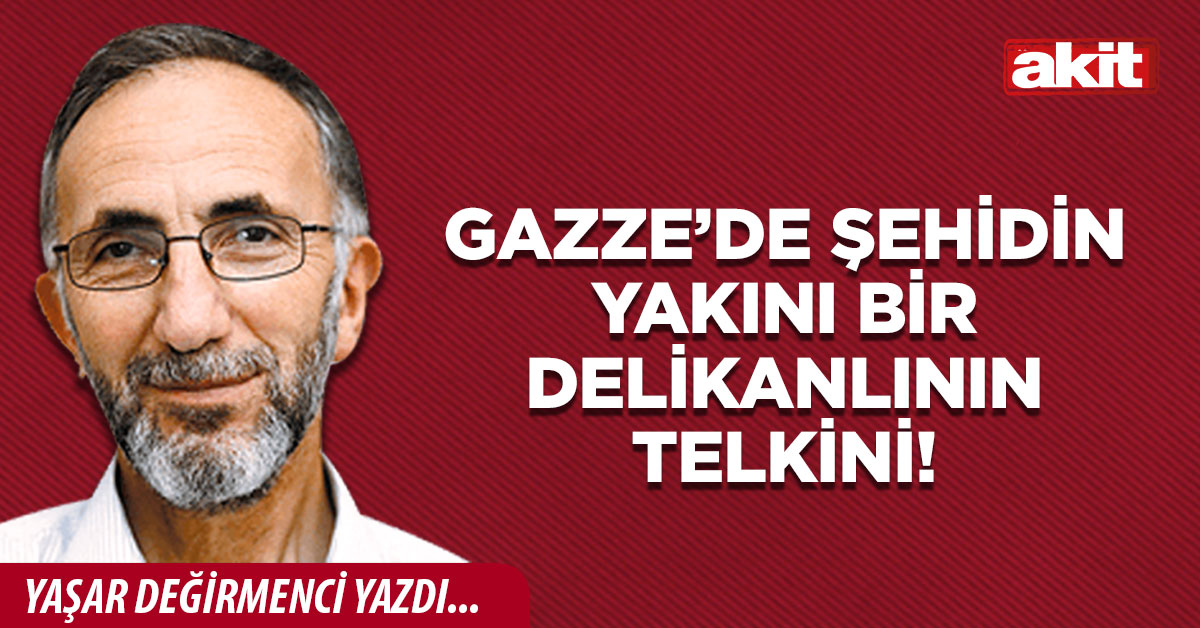 Gazze’de Şehidin yakını  bir delikanlının telkini!