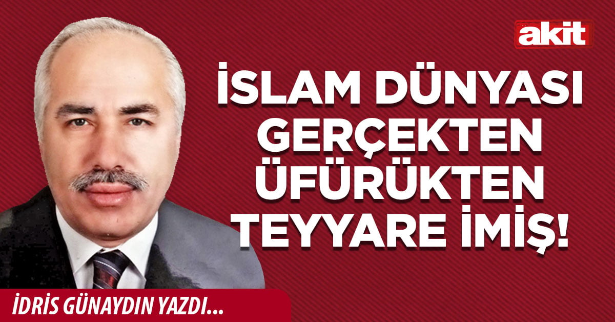 İslam dünyası gerçekten üfürükten teyyare imiş!