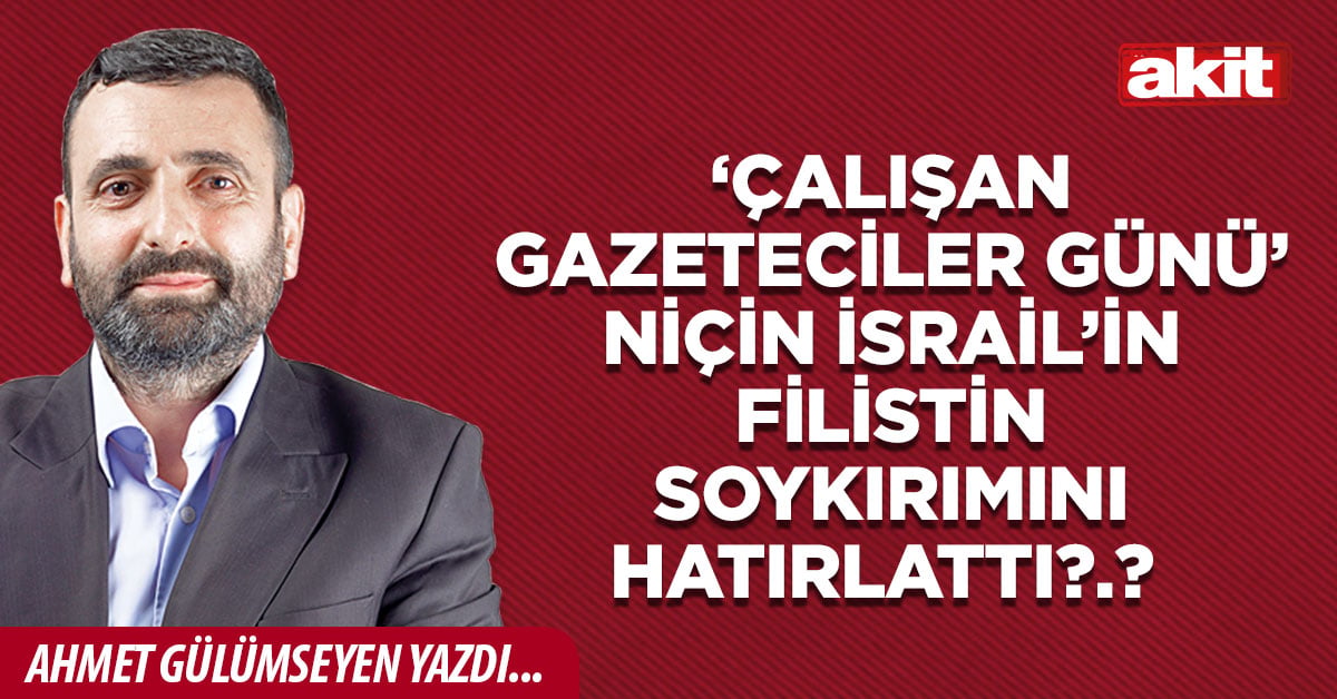 ‘Çalışan Gazeteciler Günü’ niçin İsrail’in Filistin soykırımını hatırlattı?.?