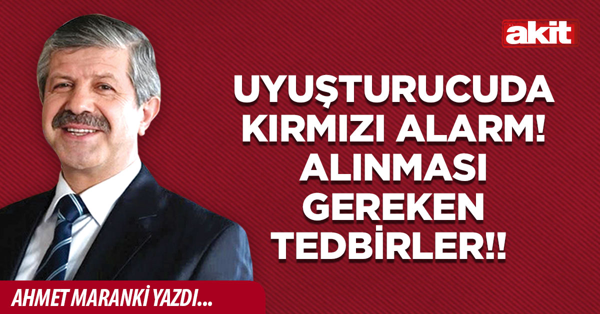 Uyuşturucuda kırmızı alarm! Alınması gereken tedbirler!!