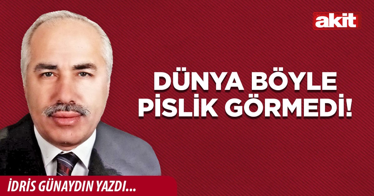 Dünya böyle pislik görmedi!
