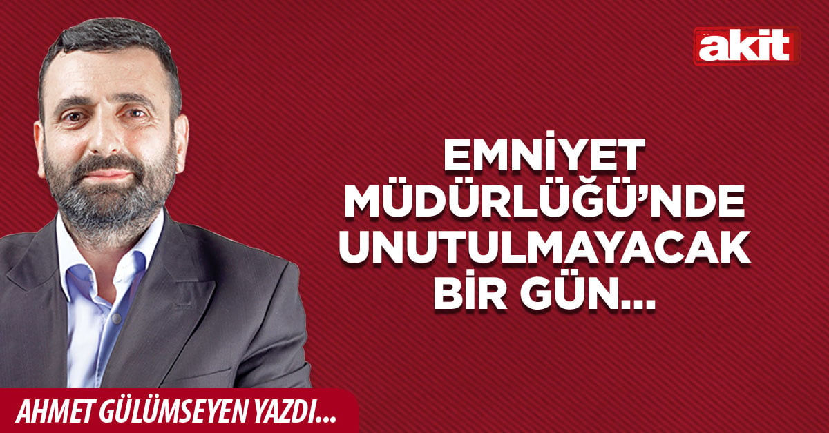 Emniyet Müdürlüğü’nde unutulmayacak bir gün…