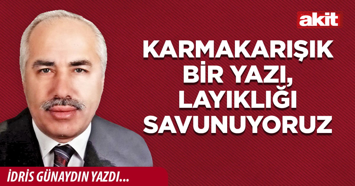 Karmakarışık bir yazı, Layıklığı savunuyoruz