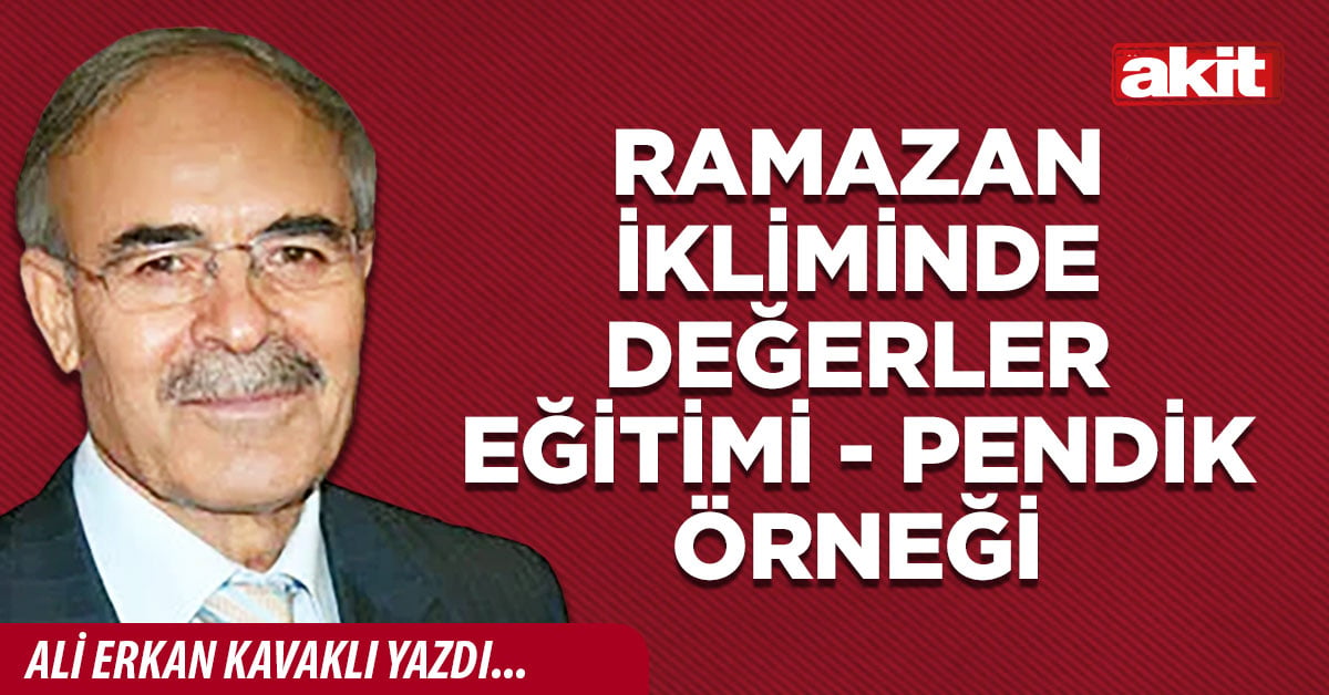 Ramazan ikliminde değerler eğitimi - Pendik örneği