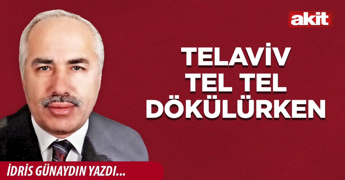 Telaviv Tel Tel Dökülürken