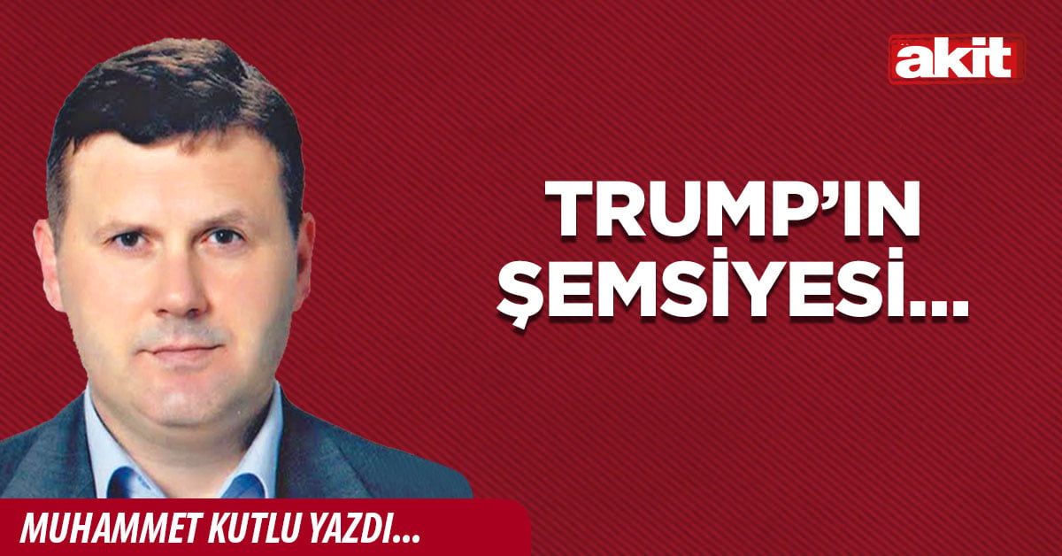 Trump’ın şemsiyesi…