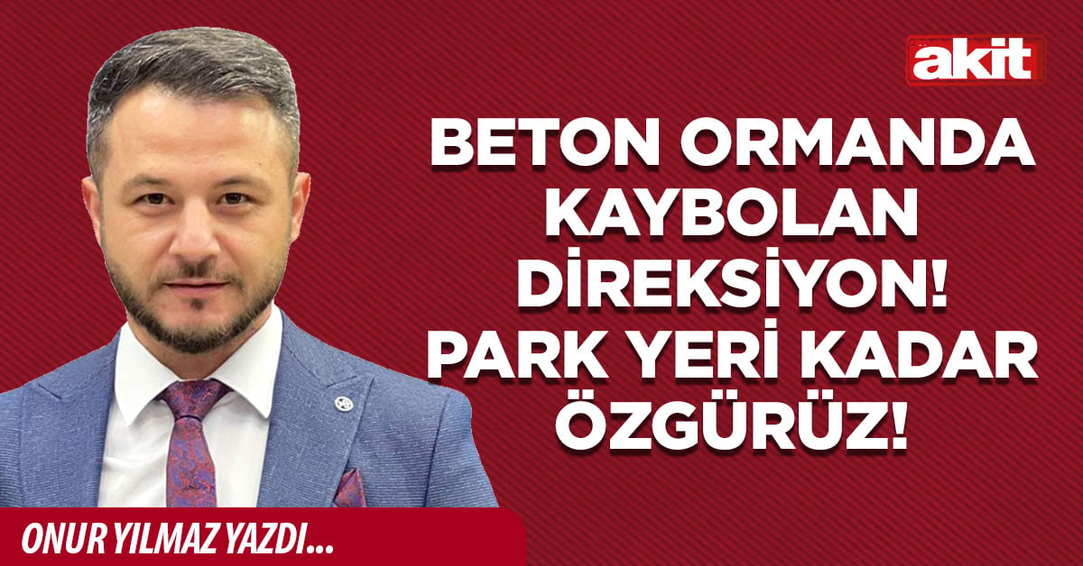 Beton ormanda kaybolan direksiyon! Park yeri kadar özgürüz!