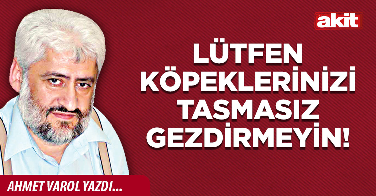 Lütfen köpeklerinizi tasmasız gezdirmeyin!