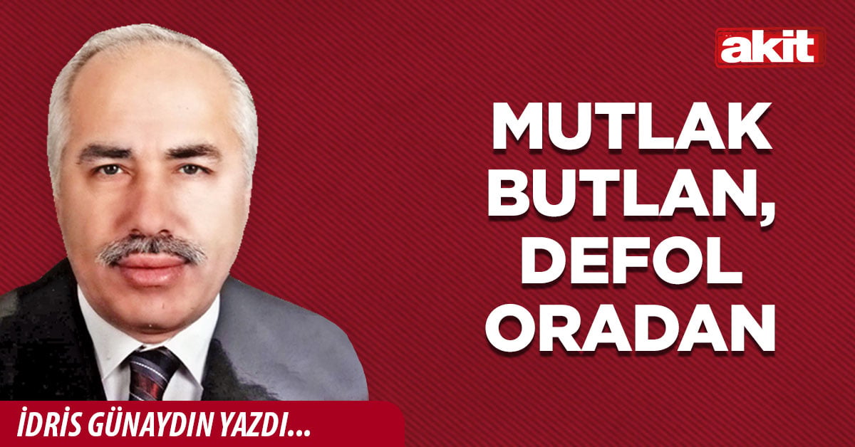 Mutlak butlan, defol oradan