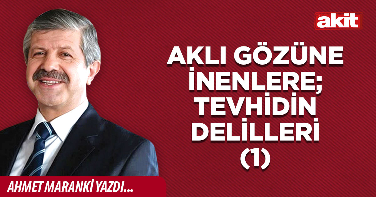Aklı gözüne inenlere; tevhidin delilleri (1)