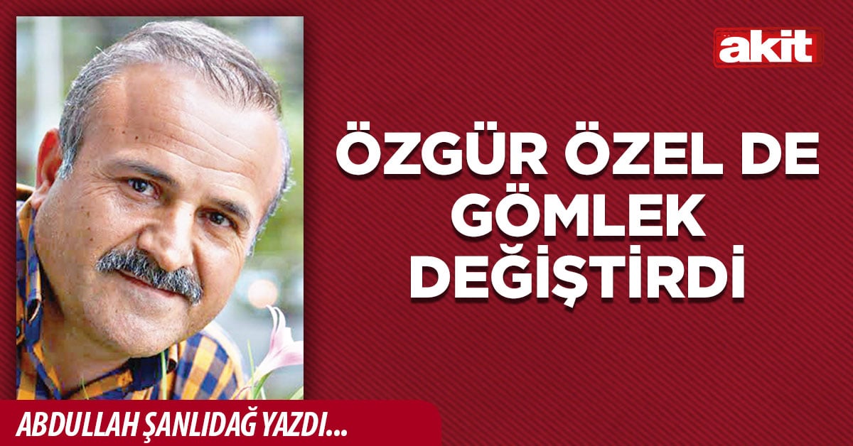 Özgür Özel de gömlek değiştirdi