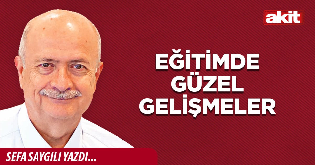Eğitimde güzel gelişmeler