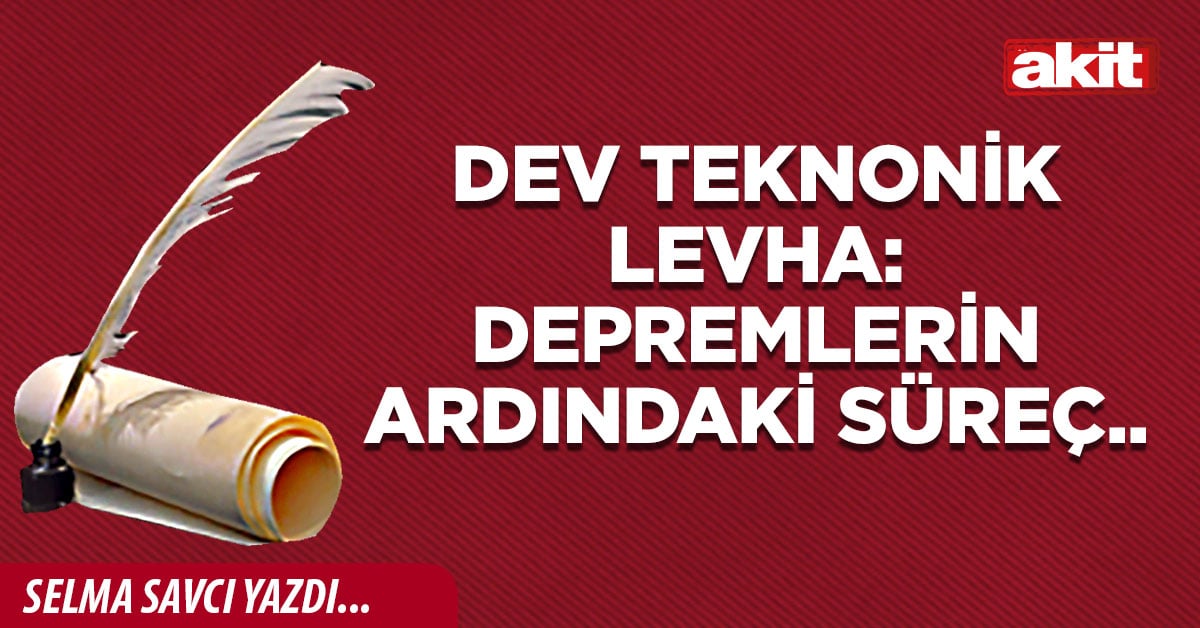 Dev teknonik levha: Depremlerin ardındaki süreç..