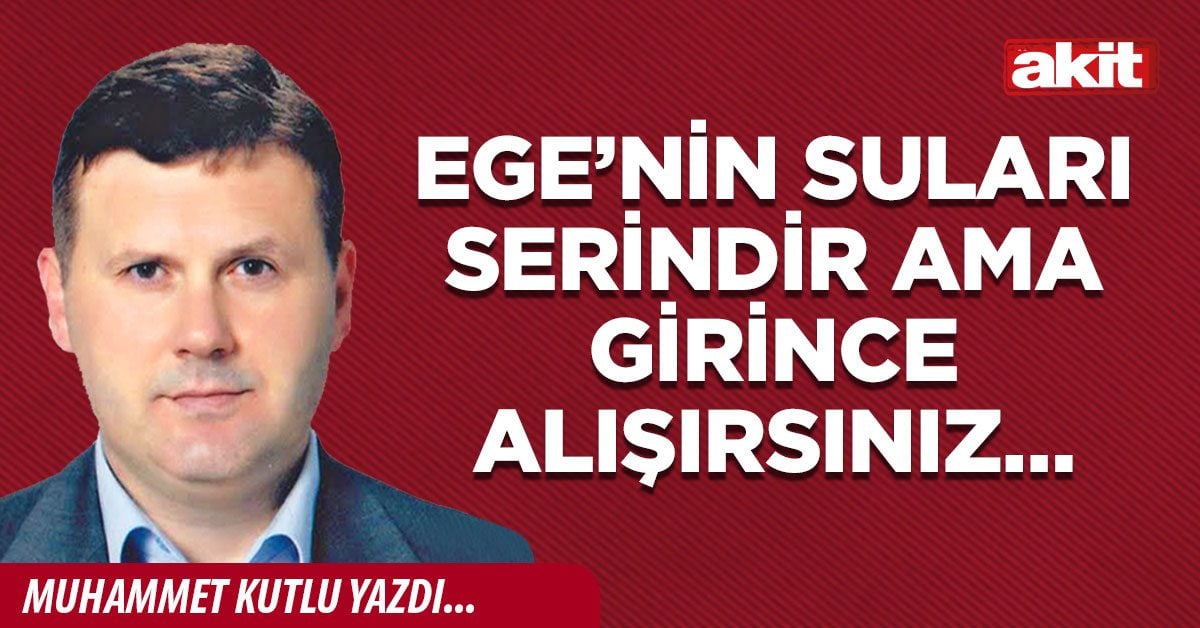 Ege’nin suları serindir ama girince alışırsınız…