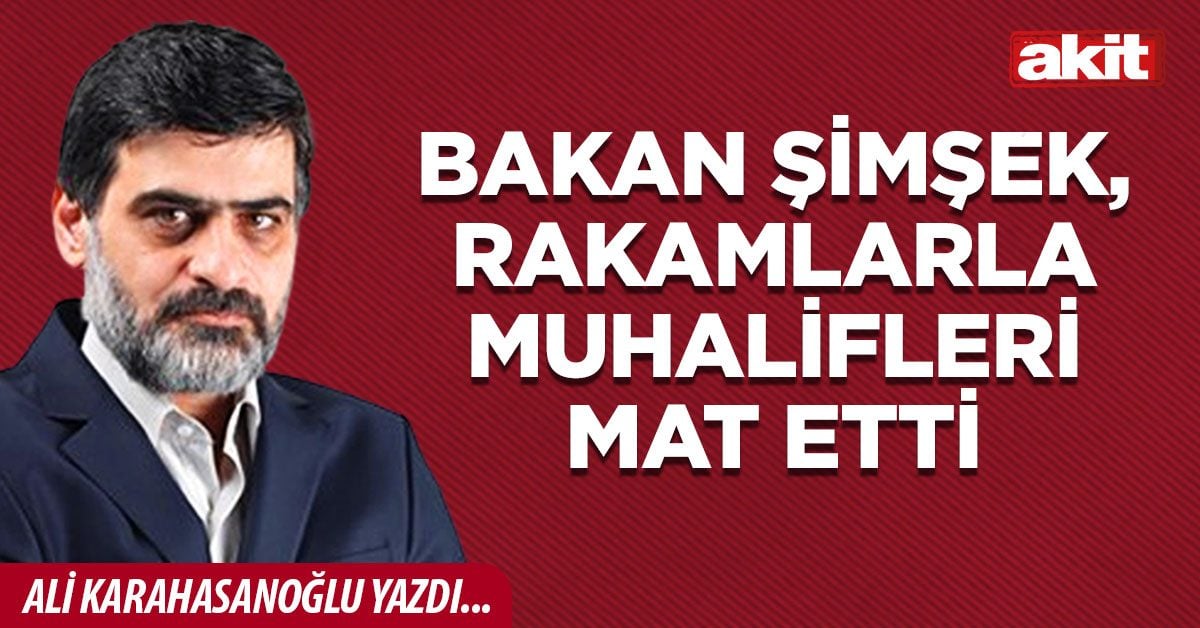 Bakan Şimşek, rakamlarla muhalifleri mat etti