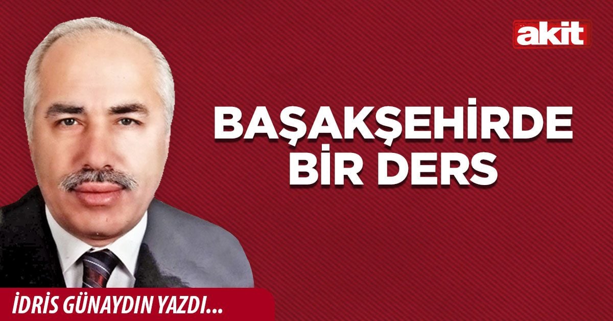 Başakşehirde bir ders