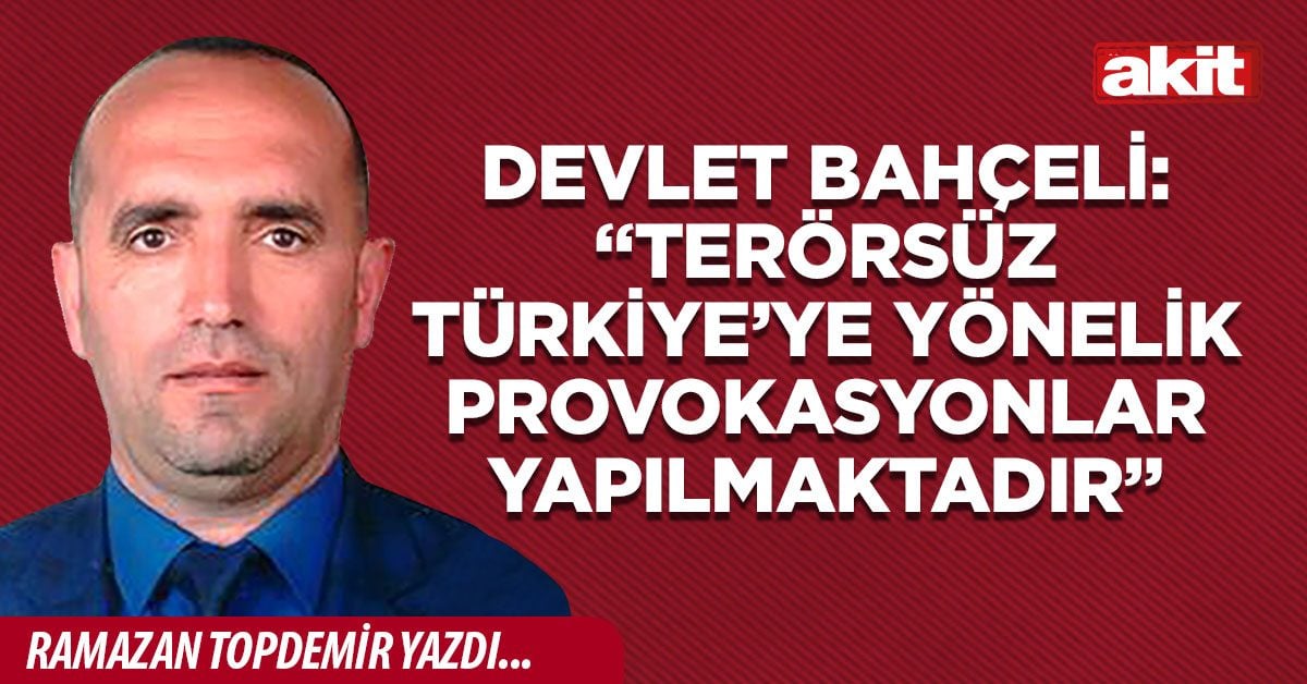 Devlet Bahçeli: “Terörsüz Türkiye’ye Yönelik Provokasyonlar Yapılmaktadır”
