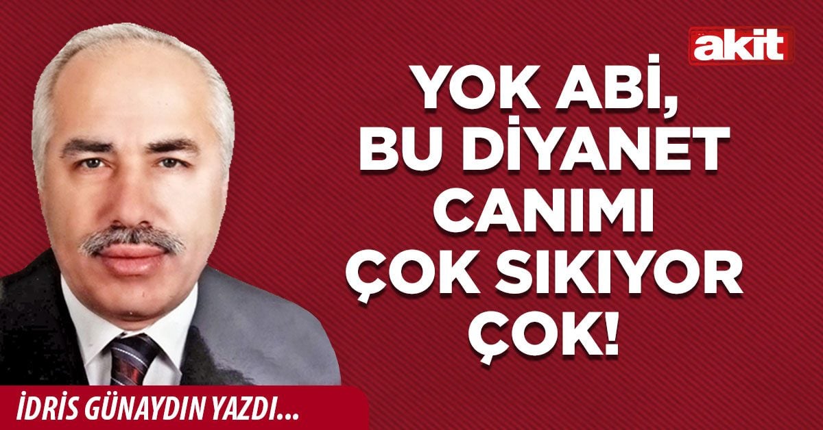 Yok abi, bu Diyanet canımı çok sıkıyor çok!