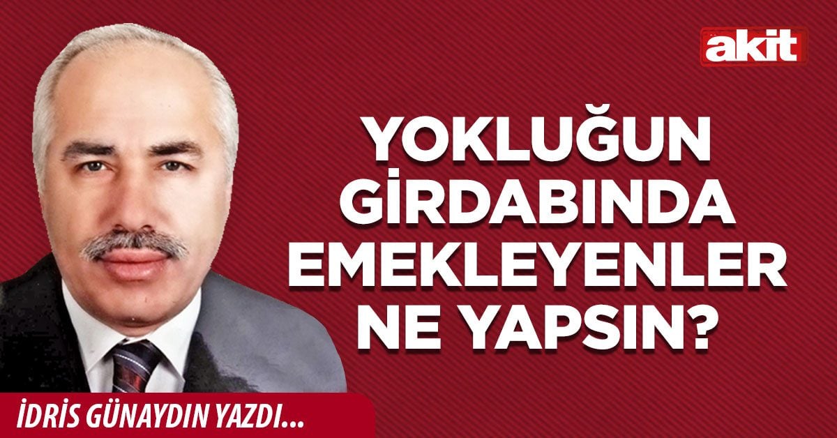 Yokluğun girdabında emekleyenler ne yapsın?